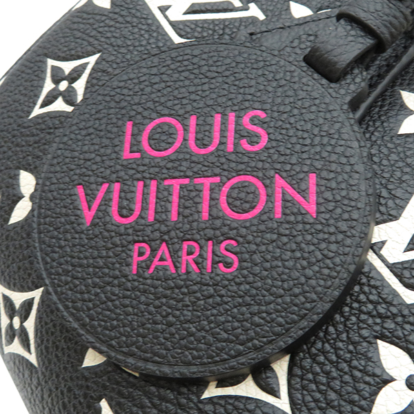 ルイヴィトン LOUIS VUITTON 2WAYバッグ スピーディ・バンドリエール 20 ブラック/ホワイト ボストンバッグ 黒 白 ピンク ゴールド金具 M46088 レディース