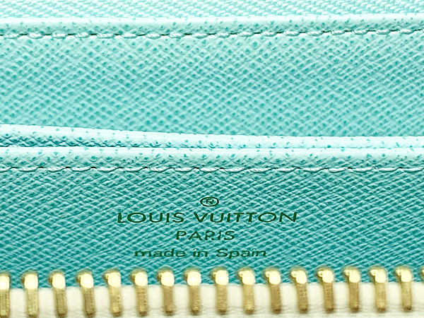 ルイヴィトン LOUIS VUITTON ジッピー・ウォレット 長財布 ブルー モノグラム･キャンバス M80360