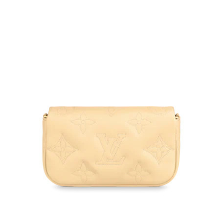 ルイヴィトン Louis Vuitton ウォレットオンストラップ バブルグラム レザー M81400