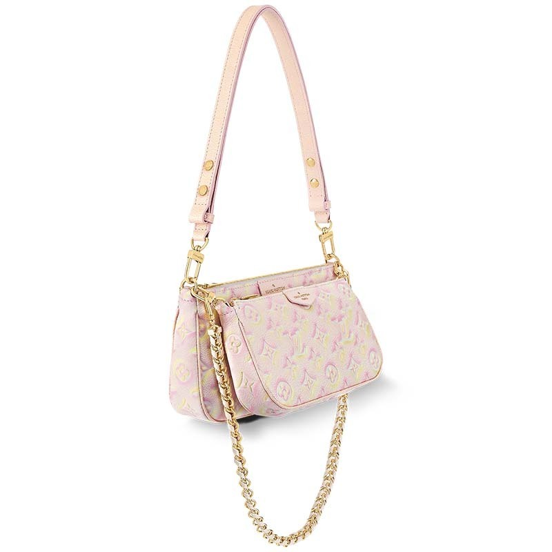 ルイヴィトン Louis Vuitton ショルダーバッグ ミュルティ・ポシェット・アクセソワール ピンク M46093
