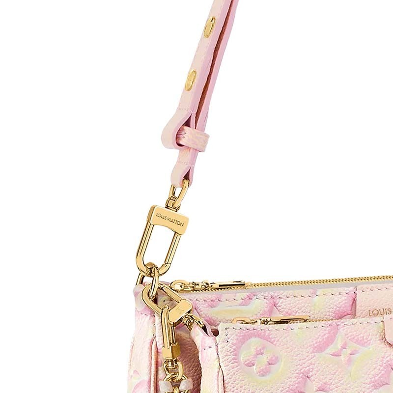 ルイヴィトン Louis Vuitton ショルダーバッグ ミュルティ・ポシェット・アクセソワール ピンク M46093
