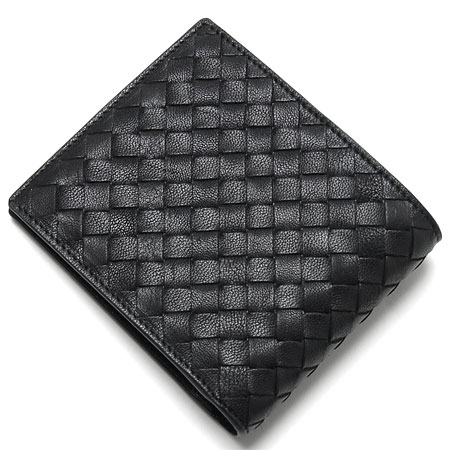 ボッテガヴェネタ ２つ折り財布/WASHED LAMB /ブラック 113993 vx051 1000【秋冬】 