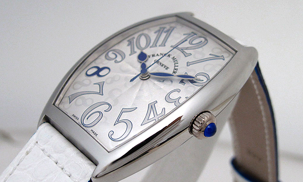 素晴らしいフランク・ミュラー トノウカーベックス ブルー・オーキッド 5850 B SC