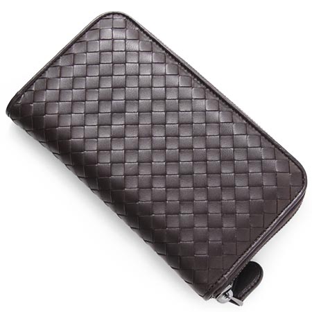 ボッテガヴェネタ ラウンドファスナー 長財布[小銭入れ付き]/ココアブラウン114076 v001n 2040【秋冬】
