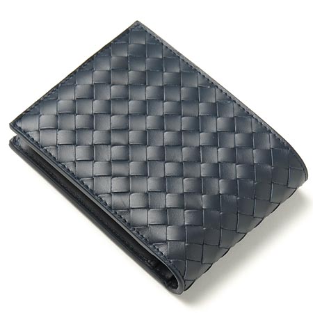 ボッテガヴェネタ 2つ折り財布[小銭入れ付き] /ネイビー113112 v4651 4013【春夏】 