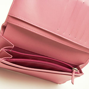シャネル CHANEL 財布 二つ折り キルティング マトラッセ レザー ローズピンク A31509