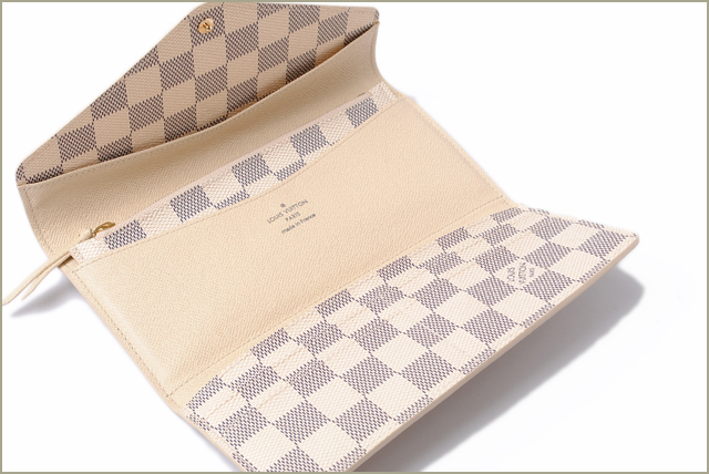 LOUIS VUITTON　ダミエ・アズール 財布　三つ折り取り外し小銭長財布　ポルトフォイユ・ジョセフィーヌ　LV　N63020