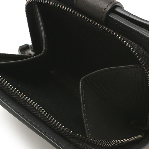 ボッテガヴェネタ  BOTTEGA VENETA 二つ折財布 イントレチャート エスプレッソブラウン＆ブラック 195432 VT194 2066 メンズ レディース