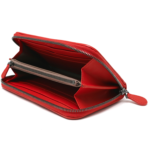 ボッテガヴェネタ  BOTTEGA VENETA 長財布 イントレチャート 【INTRECCIATO】 ニューレッド 114076 V001N 6524 レディース