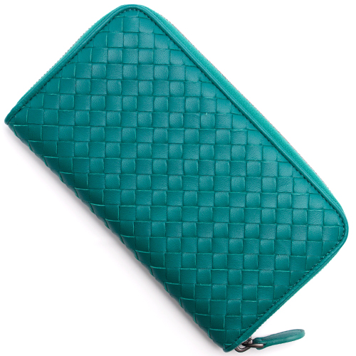 ボッテガヴェネタ BOTTEGA VENETA 長財布 イントレチャート 【INTRECCIATO】 カナールブルー 114076 V001N 4409 メンズ レディース