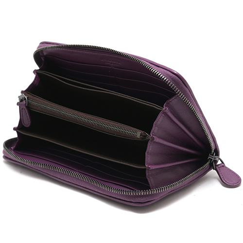 ボッテガヴェネタ タ BOTTEGA VENETA 長財布 イントレチャート モナリザパープル 275064 V001N 5213 メンズ レディース