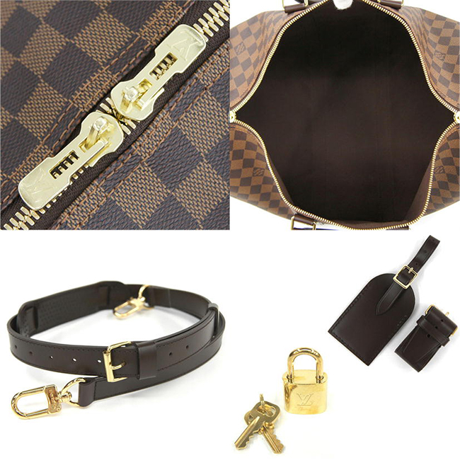 大好評のLOUIS VUITTON ルイヴィトン キーポル45バンドリエール ショルダーボストンバッグ N41428 ダミエエベヌ