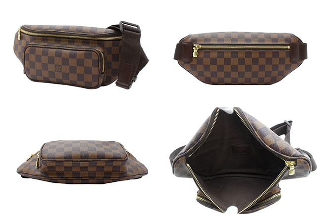 LOUIS VUITTON ルイヴィトン メルヴェール バムバッグ ウエストバッグ ボディバッグ ダミエ エベヌ N51172