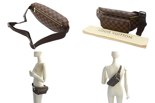 LOUIS VUITTON ルイヴィトン メルヴェール バムバッグ ウエストバッグ ボディバッグ ダミエ エベヌ N51172