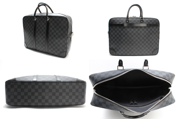 LOUIS VUITTON ルイ・ヴィトン ポルトドキュマン・ヴォワヤージュ N41123 ビジネスバッグ ダミエキャンバス メンズ