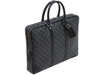 ブランドルイヴィトンLOUIS VUITTON　ヴィトン　ダミエ・グラフィット　LV　メンズ　ブリーフケース　ビジネス　ポルト ドキュマン・ヴォワヤージュ　N41125