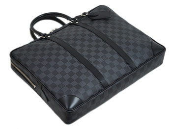 ブランドルイヴィトンLOUIS VUITTON　ヴィトン　ダミエ・グラフィット　LV　メンズ　ブリーフケース　ビジネス　ポルト ドキュマン・ヴォワヤージュ　N41125
