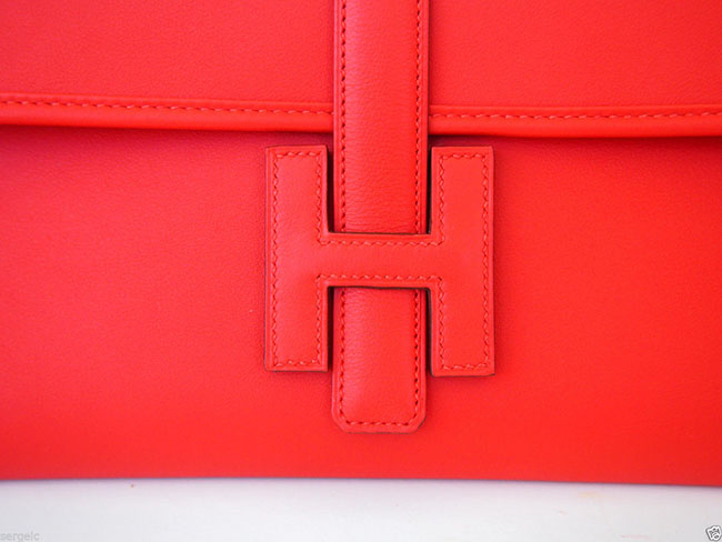 エルメス HERMES ジジェ エラン[Jige Elan] （シロステッチ） エプソン ビッグレッド he-jd-1240