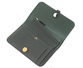 エルメスブランド　ドゴンGM　ヴェールグリス　トゴ　ゴールド金具 he-ac-1736