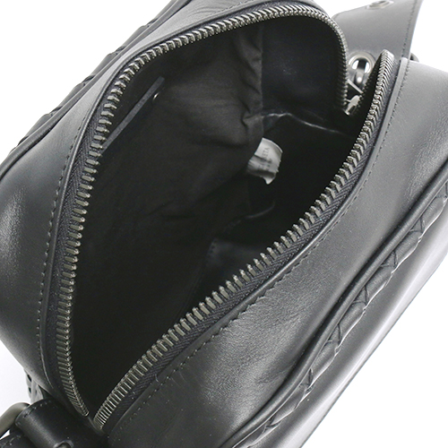 ボッテガヴェネタ BOTTEGA VENETA ショルダーバッグ イントレチャート ブラック 163313 V4651 1000 メンズ レディース
