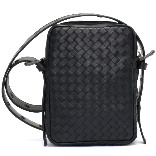 ボッテガヴェネタ BOTTEGA VENETA ショルダーバッグ イントレチャート ブラック 163313 V4651 1000 メンズ レディース