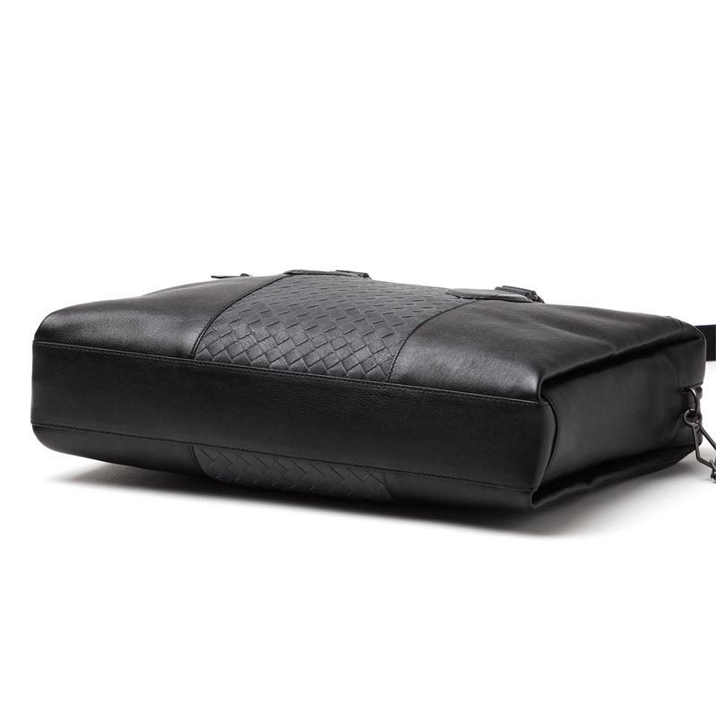 ボッテガヴェネタ/BOTTEGA VENETA ブリーフケース(2WAY仕様) WASHED NAPPA ネロ×ミディアムグレー ブラック系 368061 vaot1 8660 メンズ