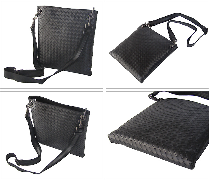 BOTTEGA VENETA ボッテガヴェネタ ボッテガベネタ ショルダーバッグ 斜め掛け 黒 ブラック 172736 V465C 1000