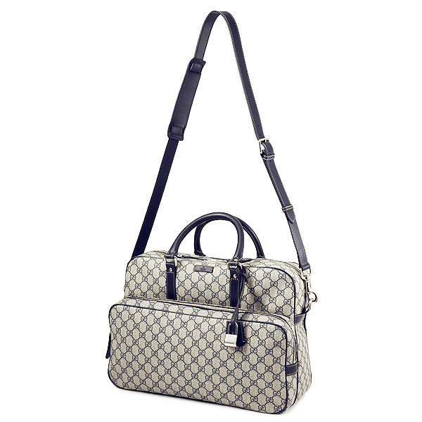 グッチバッグ GUCCI 246478 FP47N 4075 GGシュプリーム ショルダーバッグ ベージュ/ネイビー