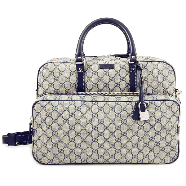 グッチバッグ GUCCI 246478 FP47N 4075 GGシュプリーム ショルダーバッグ ベージュ/ネイビー