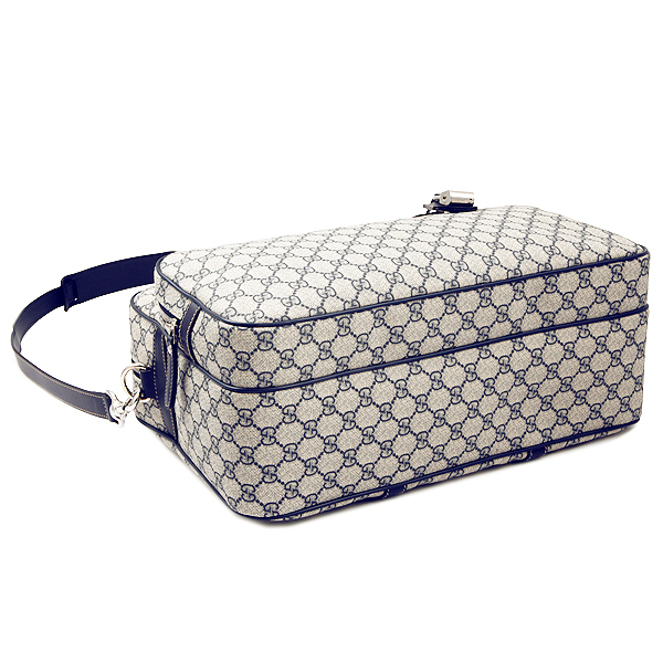 グッチバッグ GUCCI 246478 FP47N 4075 GGシュプリーム ショルダーバッグ ベージュ/ネイビー
