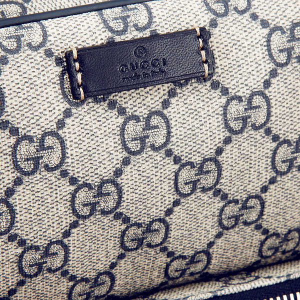 グッチバッグ GUCCI 246478 FP47N 4075 GGシュプリーム ショルダーバッグ ベージュ/ネイビー