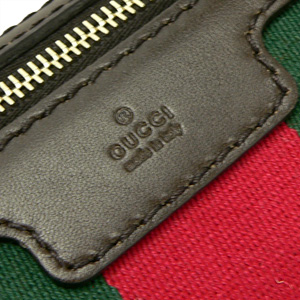 グッチ ボストンバッグ GUCCI 2WAYショルダーバッグ 旅行鞄 VINTAGE WEB GG柄レザー/GGキャンバス ベージュ×ダークブラウン 247205 FWCZG 9791