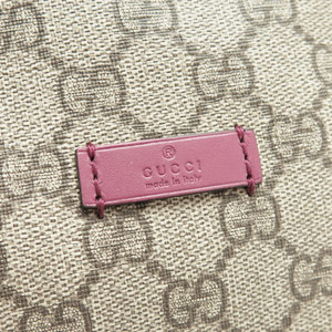 グッチバッグ トートバッグ GUCCI 2WAYショルダーバッグ GG SUPREME SELLERIA/GGスプリームキャンバス ベージュ×ダスティローズ 353440 KGDHZ 9777