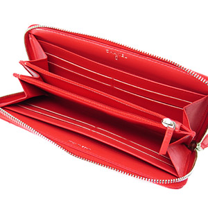 シャネル財布 CHANEL シャネル 財布 ラウンドファスナー ココマーク キルティング レザー レッド A80143 RED