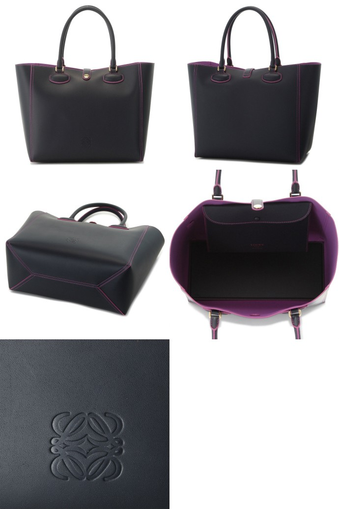 ロエベLOEWE 2013年春夏新作LEO レオ トートバッグ 36471G60 0008 5110 ネイビー