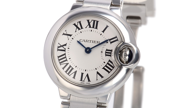カルティエブランド バロンブルー ２８ｍｍ W69010Z4