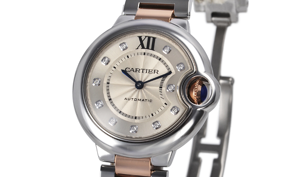 カルティエ素晴らしい バロンブルー 33mm WE902044