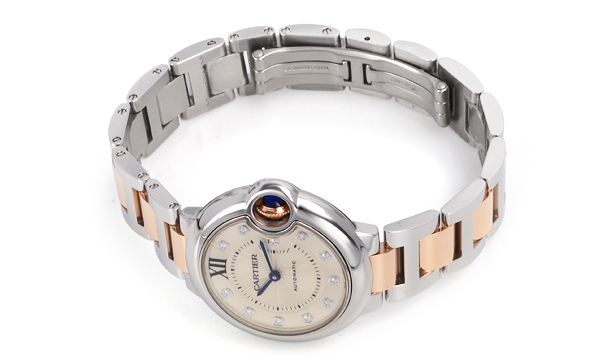 カルティエ素晴らしい バロンブルー 33mm WE902044