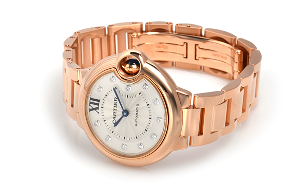 カルティエ大好評の バロンブルー ３３ｍｍ WE902039