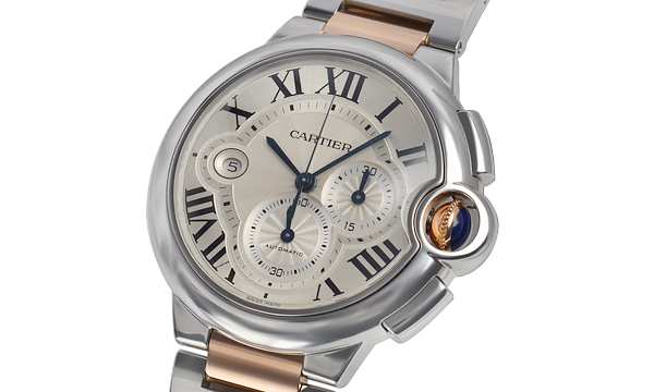 カルティエ バロンブルー クロノ 44mm W6920075