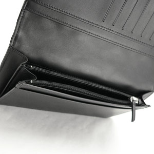 CHANEL財布 シャネル 二つ折り キルティング レザー ココマーク ブラック A69094 BK