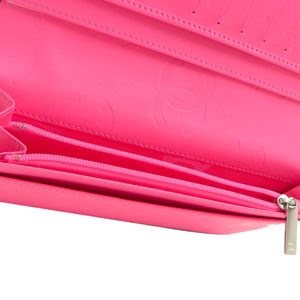 シャネルCHANEL 長財布 カンボンライン レザー ココマーク入り キルティング ブラック+ピンク A26717 Y03880 C2054