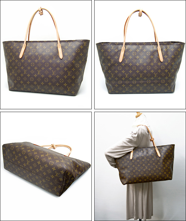 ブランドルイヴィトン バッグ LOUIS VUITTON M40607 モノグラム ラスパイユMM トートバッグ