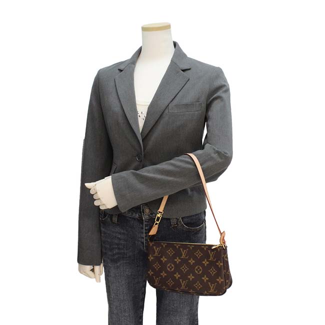 ルイ・ヴィトン ヴィトン LOUIS VUITTON バッグ ポーチ モノグラム ポシェット アクセソワール メンズ レディース M40712