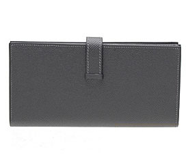 エルメス ベアンスフレ　グラファイト　ヴォーエプソン　シルバー金具 he-ac-6515