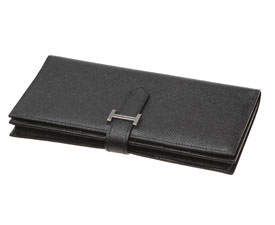 エルメス ベアンスフレ　ブラック　ヴォーエプソン　シルバー金具 he-ac-6545