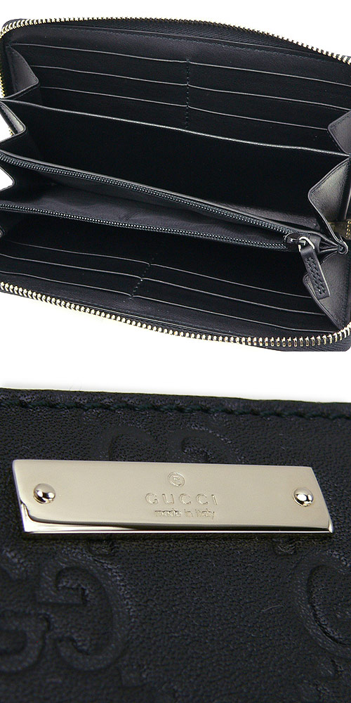 グッチ 長財布 GUCCI 財布 ラウンドファスナー METAL BAR/メタルバー