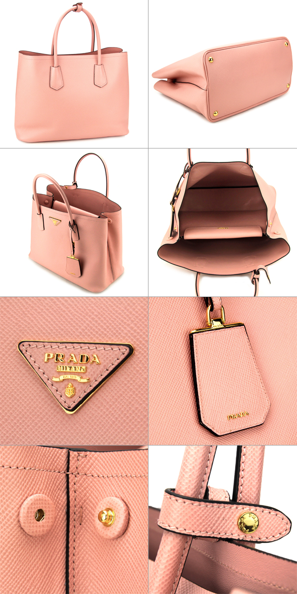 プラダバッグ トートバッグ PRADA BN2756 バッグ サフィアーノ キュイール SAFFIANO CUIR レディース ORCHIDEA ピンク ダブルバッグ