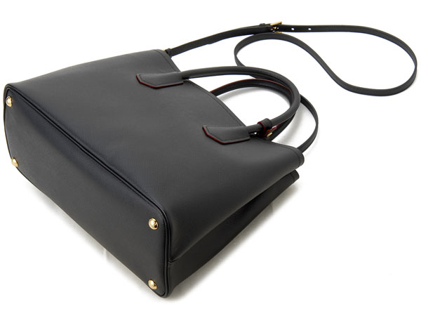 プラダ トートバッグ BN2775-2A4A-F0002 DOUBLE BAG ダブルバッグ SAFFIANO CUIR 2WAY ショルダーバッグ ブラック