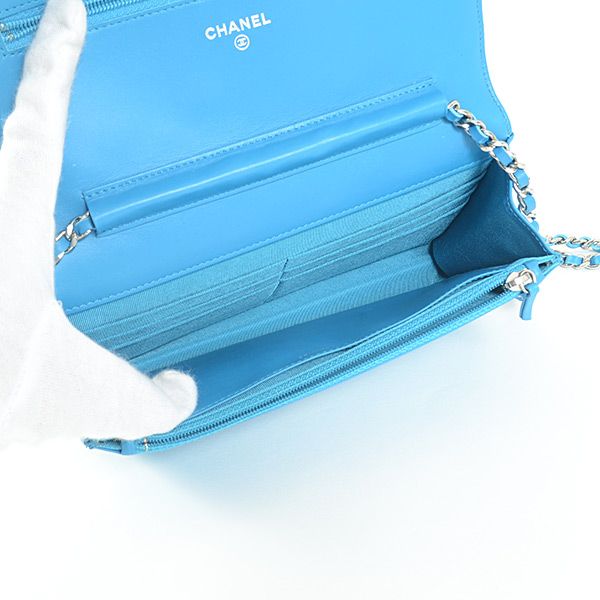 シャネル CHANEL チェーンウォレット A33814バッグ パテントレザー